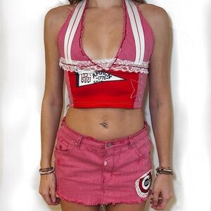 ❤️Handmade Red Patchwork Set ❤️